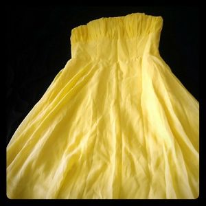 Yellow Mini Tube Dress